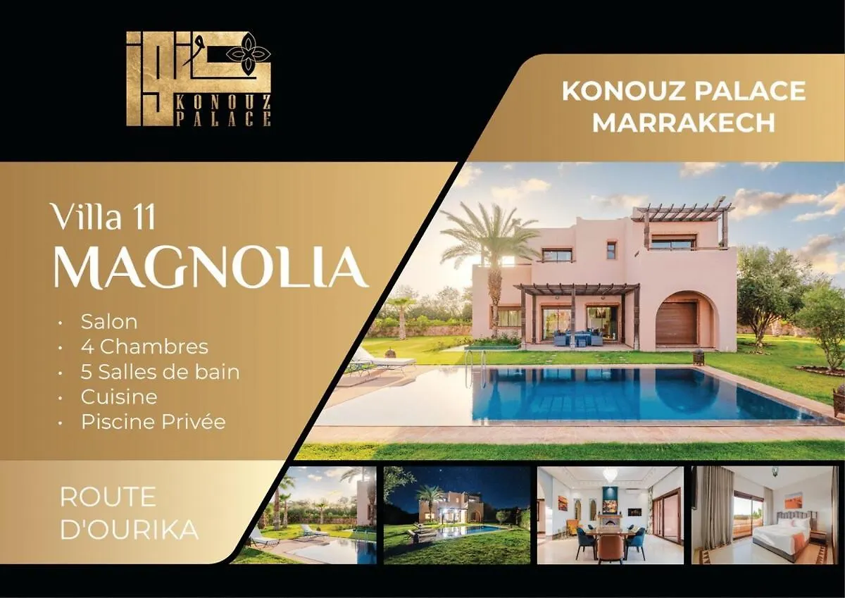 Villa Magnolia Avec Jacuzzi, Cuisiniere, Piscine Marrakesh Morocco